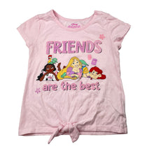 Load image into Gallery viewer, Girls Disney, Princess tee / top, Moana, Rapunzel, Ariel, FUC, size 6,