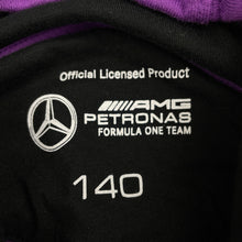 Load image into Gallery viewer, Boys AMG PETRONAS, Formula 1 Team Official fleece lined hoodie sweater, EUC, size 10,