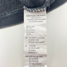 Load image into Gallery viewer, Girls Cotton On, metallic stripe casual long sleeve dress, EUC, size 3, L: 51cm