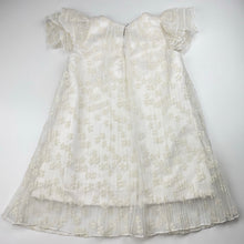 Load image into Gallery viewer, Girls Child by Petals Ink, Designer lined tulle formal / party dress, Made in Aus, small mark on front, FUC, size 5, L: 55cm