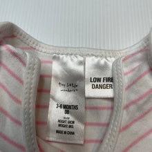 Load image into Gallery viewer, Girls Tiny Little Wonders, soft cotton bodysuit / romper, EUC, size 00,