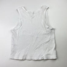 Load image into Gallery viewer, Girls Anko, white ribbed sleeveless top, FUC, size 12,