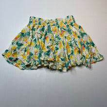 Load image into Gallery viewer, Girls Pumpkin Patch, floral viscose skirt, elasticated, L: 31cm, GUC, size 6,