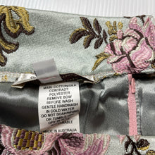 Load image into Gallery viewer, Girls Child by Petals Ink, Designer lined embroidered floral cotton/silk skirt, L: 35.5cm, W: 29.5cm across, EUC, size 6,