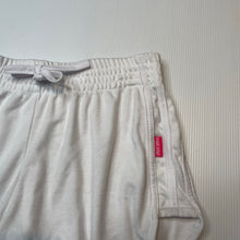 Load image into Gallery viewer, Girls PINK PINK, white lightweight soft feel shorts, elasticated, no size, W: 31cm across unstretched, EUC, size 12,
