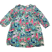 Load image into Gallery viewer, Girls Cotton On, floral viscose long sleeve dress, EUC, size 3, L: 50cm