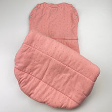 Load image into Gallery viewer, Girls ergoPouch, 2.5 Tog organic cotton / bamboo sleeping bag, GUC, size 00,