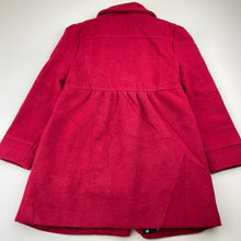 Load image into Gallery viewer, Girls Hathaway Kids, red jacket / coat, L: 58cm, FUC, size 6,