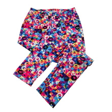 Load image into Gallery viewer, Girls Target, colourful stretchy lightweight leggings, Inside leg: 57cm, EUC, size 12,