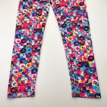 Load image into Gallery viewer, Girls Target, colourful stretchy lightweight leggings, Inside leg: 57cm, EUC, size 12,