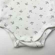 Load image into Gallery viewer, Unisex Target, ribbed organic cotton blend bodysuit / romper, GUC, size 00,
