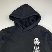 Load image into Gallery viewer, Boys Star Wars, fleece lined hoodie sweater, wash fade, FUC, size 10,