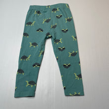 Load image into Gallery viewer, Unisex Dymples, stretchy leggings / bottoms, tortoises, Inside leg: 27.5cm, GUC, size 2,
