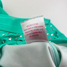 Load image into Gallery viewer, Girls NEON, dance leotard, discolouration upper right, FUC, size 6,
