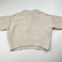 Load image into Gallery viewer, Unisex Baby Berry, knitted cotton sweater / jumper, FUC, size 00,