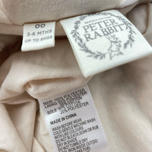 Load image into Gallery viewer, Unisex Beatrix Potter, Peter Rabbit super soft faux fur zip coverall / romper, EUC, size 00,