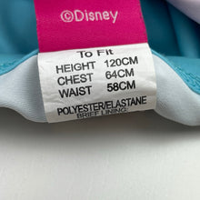 Load image into Gallery viewer, Girls Disney, Princess Ariel Little Mermaid short sleeve rashie / swim top, GUC, size 6,