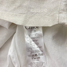 Load image into Gallery viewer, Girls Chloe, cotton lined lightweight metallic dress, small marks front, FUC, size 5, L: 51cm