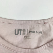 Load image into Gallery viewer, Girls Uniqlo, PAUL & JOE cotton tee / top, cats, FUC, size 5-6,