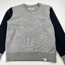 Load image into Gallery viewer, Girls French Connection, lightweight sweater / jumper, cat, FUC, size 5-6,