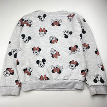 Load image into Gallery viewer, Girls Disney, Minnie Mouse fleece lined sweater / jumper, FUC, size 8,