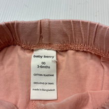 Load image into Gallery viewer, Girls Baby Berry, lightweight stretchy shorts, elasticated, GUC, size 00,