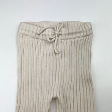 Load image into Gallery viewer, Girls Baby Berry, ribbed knit cotton leggings / botttoms, GUC, size 00,