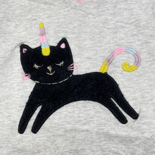 Load image into Gallery viewer, Girls Cotton On, long sleeve tee / top, cat, FUC, size 5,