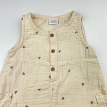 Load image into Gallery viewer, Unisex Next, crinkle cotton romper, light marks, FUC, size 00,
