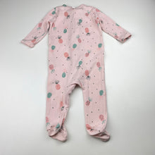 Load image into Gallery viewer, Girls Marquise, cotton zip coverall / romper, pineapples, FUC, size 00,