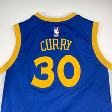 Load image into Gallery viewer, Boys Adidas, Warriors Steph Curry 30, basketball top, light marks & catches, Sz: M, armpit to armpit: 44.5cm, FUC, size 12-14,