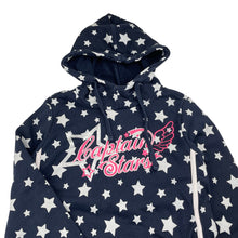 Load image into Gallery viewer, Girls Captain Papa, navy hoodie sweater, stars, FUC, size 12,