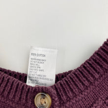 Load image into Gallery viewer, Girls Anko, cotton knitted cardigan, wash fade, FUC, size 6,