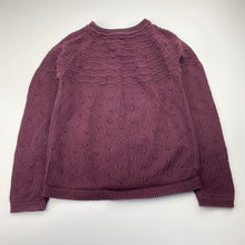 Load image into Gallery viewer, Girls Anko, cotton knitted cardigan, wash fade, FUC, size 6,