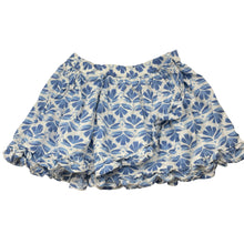 Load image into Gallery viewer, Girls cotton/viscose/linen, blend skirt, elasticated, L: 27cm, GUC, size 6,