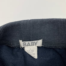 Load image into Gallery viewer, Unisex Cotton On, fleece-lined track pants, elasticared, wash fade, FUC, size 1,