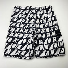 Load image into Gallery viewer, Boys Mambo, black & white lightweight boardshorts, FUC, size 8,