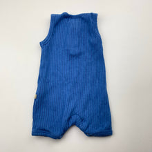 Load image into Gallery viewer, Boys Wilson + Frenchy, ribbed organic cotton blend romper, EUC, size 000,