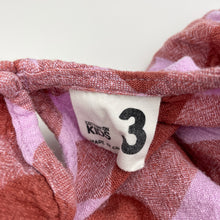 Load image into Gallery viewer, Girls Cotton On, viscose / linen long sleeve dress, EUC, size 3, L: 51cm