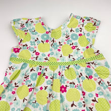 Load image into Gallery viewer, Girls cotton, dress, no labels, armpit to armpit: 27cm, EUC, size 2, L: 46cm
