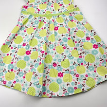 Load image into Gallery viewer, Girls cotton, dress, no labels, armpit to armpit: 27cm, EUC, size 2, L: 46cm