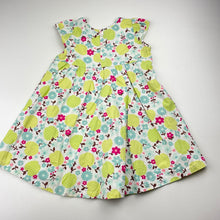 Load image into Gallery viewer, Girls cotton, dress, no labels, armpit to armpit: 27cm, EUC, size 2, L: 46cm