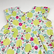 Load image into Gallery viewer, Girls cotton, dress, no labels, armpit to armpit: 27cm, EUC, size 2, L: 46cm