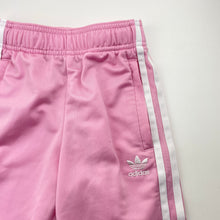 Load image into Gallery viewer, Girls Adidas, pink track pants, elasticated, inside leg: 41cm, GUC, size 5-6,