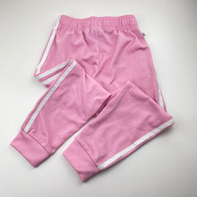 Load image into Gallery viewer, Girls Adidas, pink track pants, elasticated, inside leg: 41cm, GUC, size 5-6,