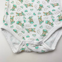 Load image into Gallery viewer, Unisex Baby Biz, cotton bodysuit / romper, ski bunny, FUC, size 0000,