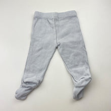 Load image into Gallery viewer, Unisex Baby Berry, waffle cotton footed leggings / bottoms, EUC, size 0000,