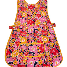 Load image into Gallery viewer, Girls Target, vintage floral cotton smock apron, L:72cm, EUC, size 10-12,