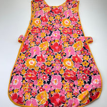 Load image into Gallery viewer, Girls Target, vintage floral cotton smock apron, L:72cm, EUC, size 10-12,