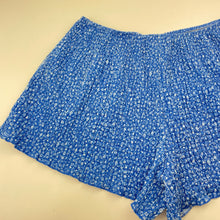 Load image into Gallery viewer, Girls Zara, strethcy lightweight floral shorts, elasticated, GUC, size 11-12,
